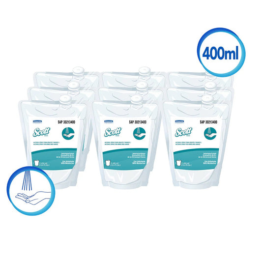 Alcohol spray Caja X 12 Sachet 400ml Scott 30213400