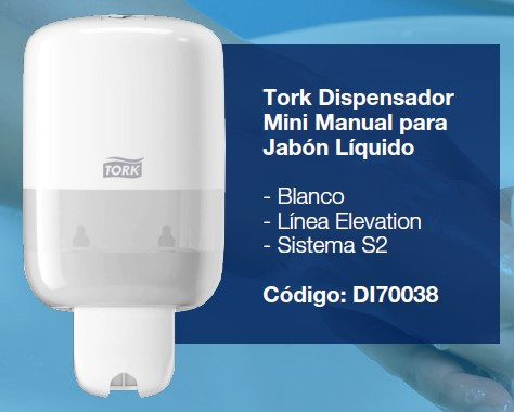 Dispensador de jabón mini Para jabón en sachet de 400 cc DI70038