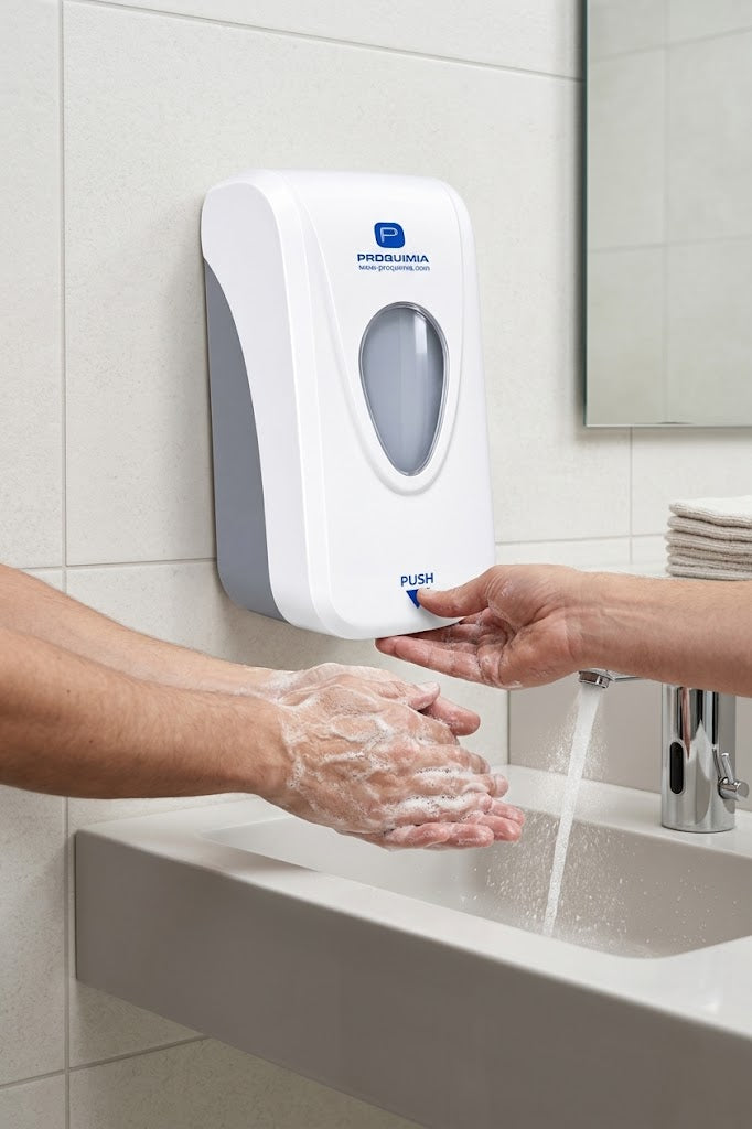 Dispensador de jabón rellenable a granel 900cc Proquimia 9139DOS