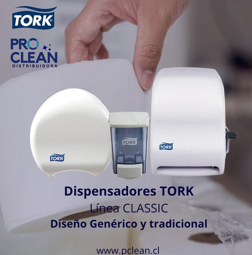 Dispensador toalla rollo con palanca tork DI55169
