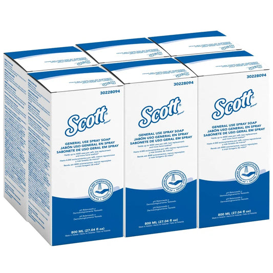 Jabón Spray Scott Caja X 6 Sachet 800 ml 30228094