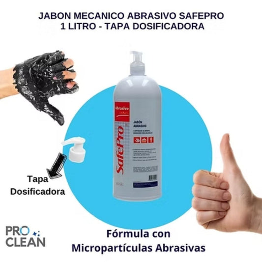 Jabón Mecánico Abrasivo Safepro 1 Litro