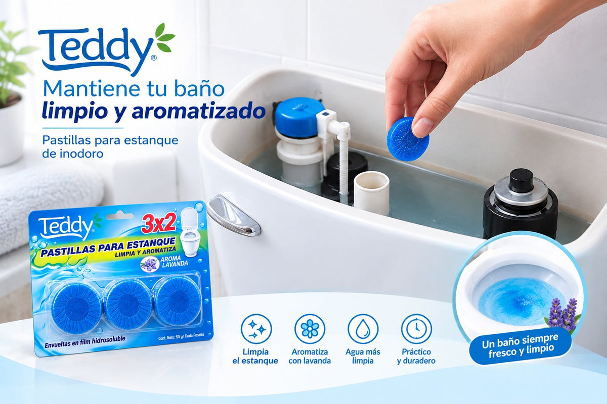 Pastilla WC Azul Pack 3 Unidades - PROCLEAN