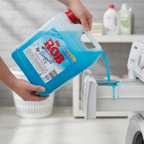 Suavizante de Ropa Azul 5 Litros – Limpieza Fácil y Total
