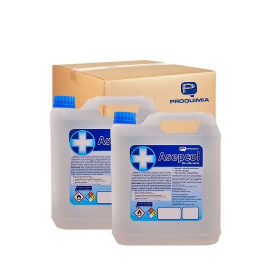 ASEPCOL Desinfectante Caja 2X5 Litros Proquimia 8503302CL