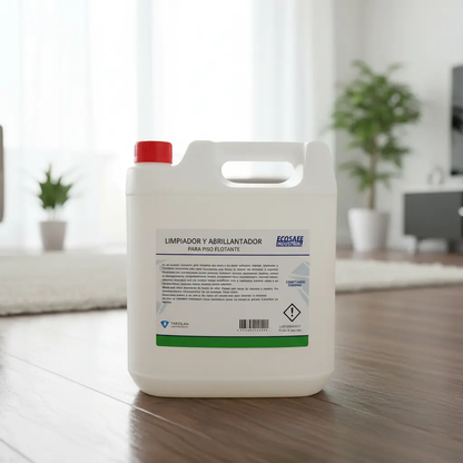 Abrillantador para Pisos Flotantes Alto Poder Ecosafe Bidón 5 Litros