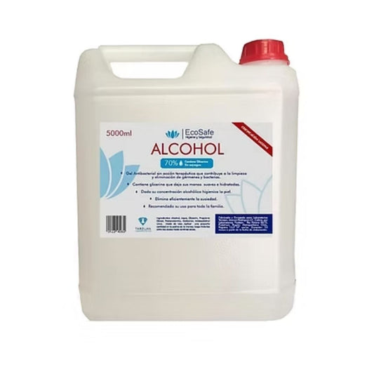 Alcohol líquido desnaturalizado Bidón 5 Litros EcoSafe 1600020