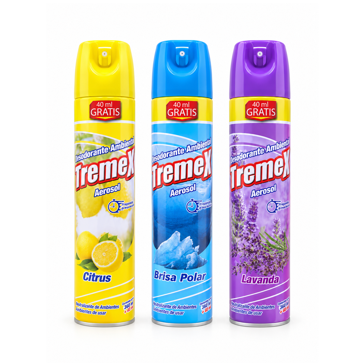Desodorante Ambiental Tremex Aerosol 400 ml – Aroma Surtido