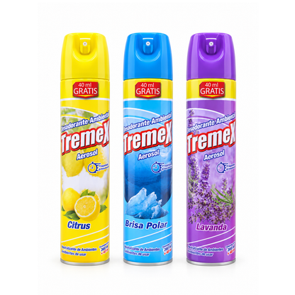 Desodorante Ambiental Tremex Aerosol 400 ml – Aroma Surtido