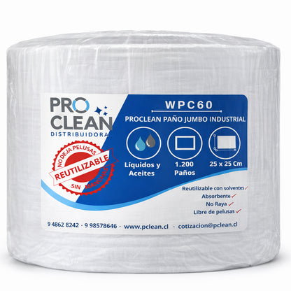 Paño Proclean Limpieza industrial  WPC60