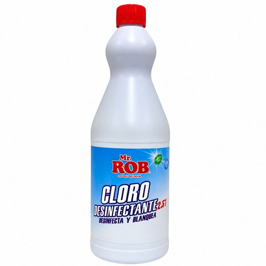 Cloro líquido botella de 1 Litro Mr ROB 1100060
