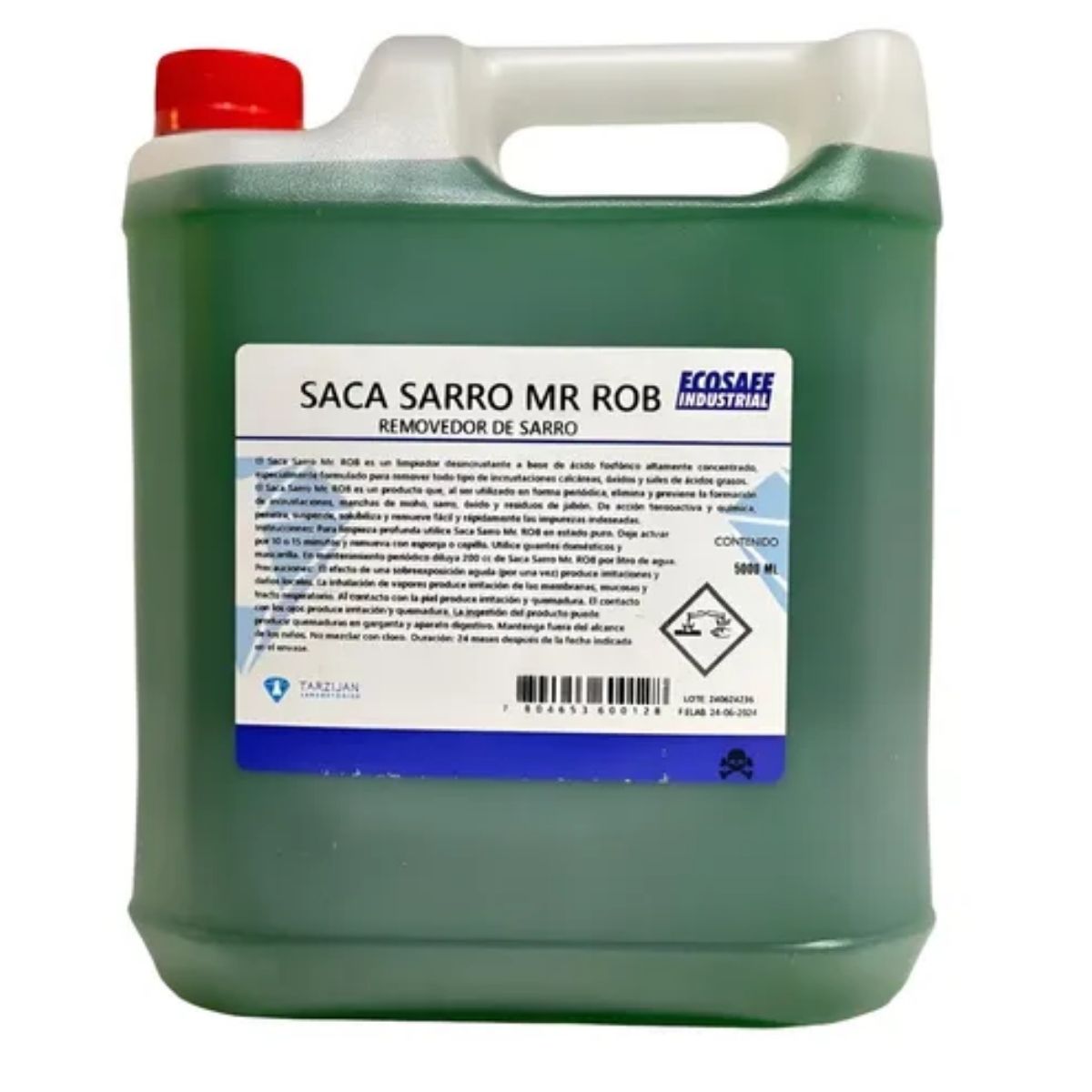 DESINCRUSTANTE ANTI SARRO  BIDÓN 5 LITROS MR ROB 1100032