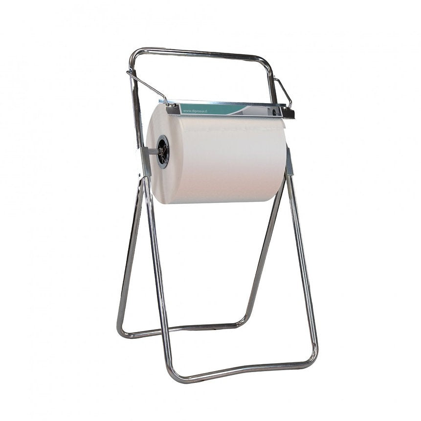 Pedestal Metalico Porta Rollos Para Paños Jumbo
