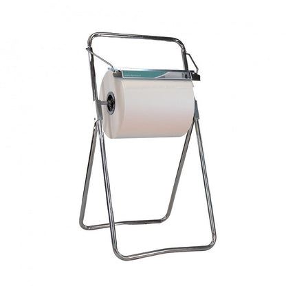 Pedestal Metalico Porta Rollos Para Paños Jumbo
