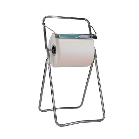 Pedestal Metalico Porta Rollos Para Paños Jumbo