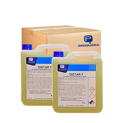 DISTAR F desengrasante Caja 2x5 Litros Proquimia 1407849CL