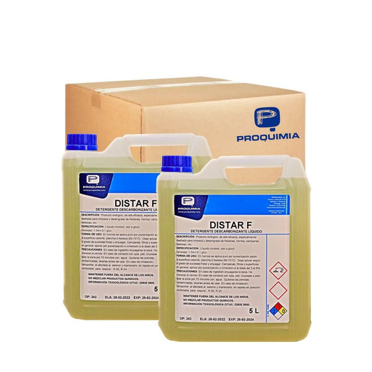 DISTAR F desengrasante Caja 2x5 Litros Proquimia 1407849CL