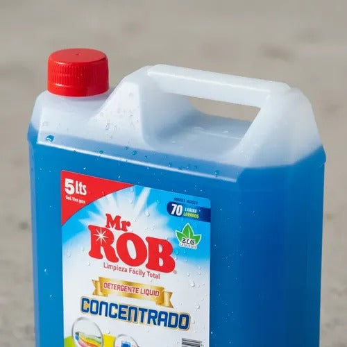 Detergente Líquido Concentrado Mr. ROB 5 Litros
