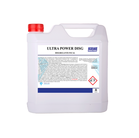 Disgregante Fecal Industrial Ultra Power Disg Ecosafe Bidón 5 Litros