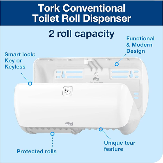 Dispensador de papel higiénico twin tork DI70034