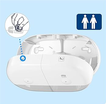 Dispensador de papel higiénico twin mini tork DI70065