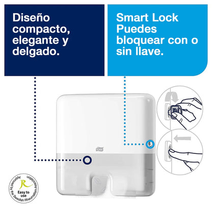 Dispensador toalla interfoliada mini tork