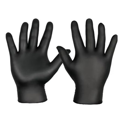Guantes de Nitrilo Negro sin polvo talla L