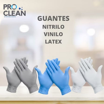 Guantes vinilo sin polvo talla M CAJA X100 Unidades