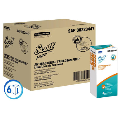JABÓN ESPUMA ANTIBACTERIAL SCOTT X6X800ML CAJA X 6 Sachet 800 ml 30223447