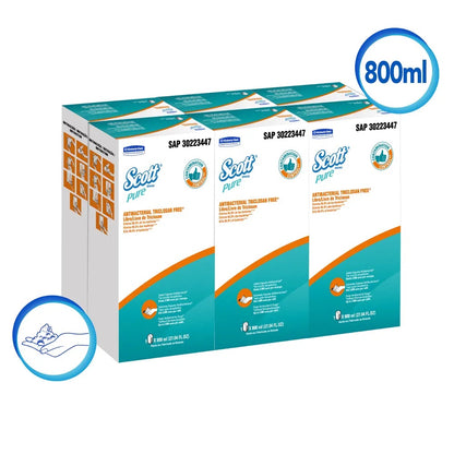 JABÓN ESPUMA ANTIBACTERIAL SCOTT X6X800ML CAJA X 6 Sachet 800 ml 30223447