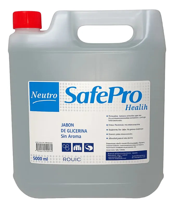 Jabón de Glicerina Neutro SafePro Bidón 5 Litros