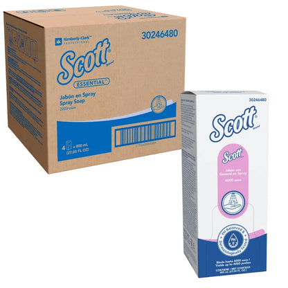 Jabón Spray Scott Caja X 4 Sachet 800 ml 30246480