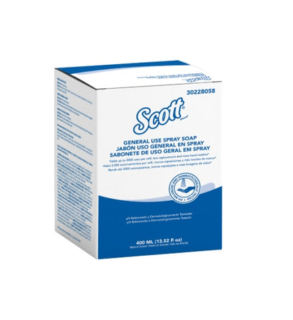 Jabón en spray Caja X 6 Sachet 400ml Scott 30228058