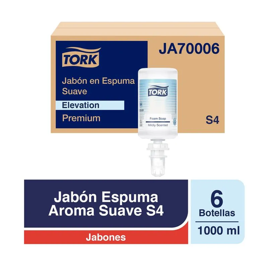 Jabón espuma premium Caja 6 Sachet X 1 Litro JA70006