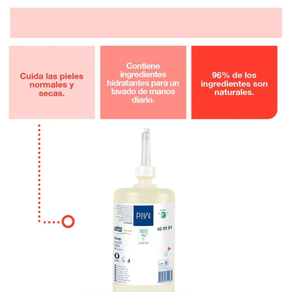 Jabón Líquido Suave Tork 1 Sachet x 1 Litro | JA70002 | PROCLEAN