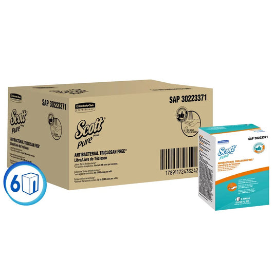 Jabón spray antibacterial 6 Und X 400ml Scott 30223371