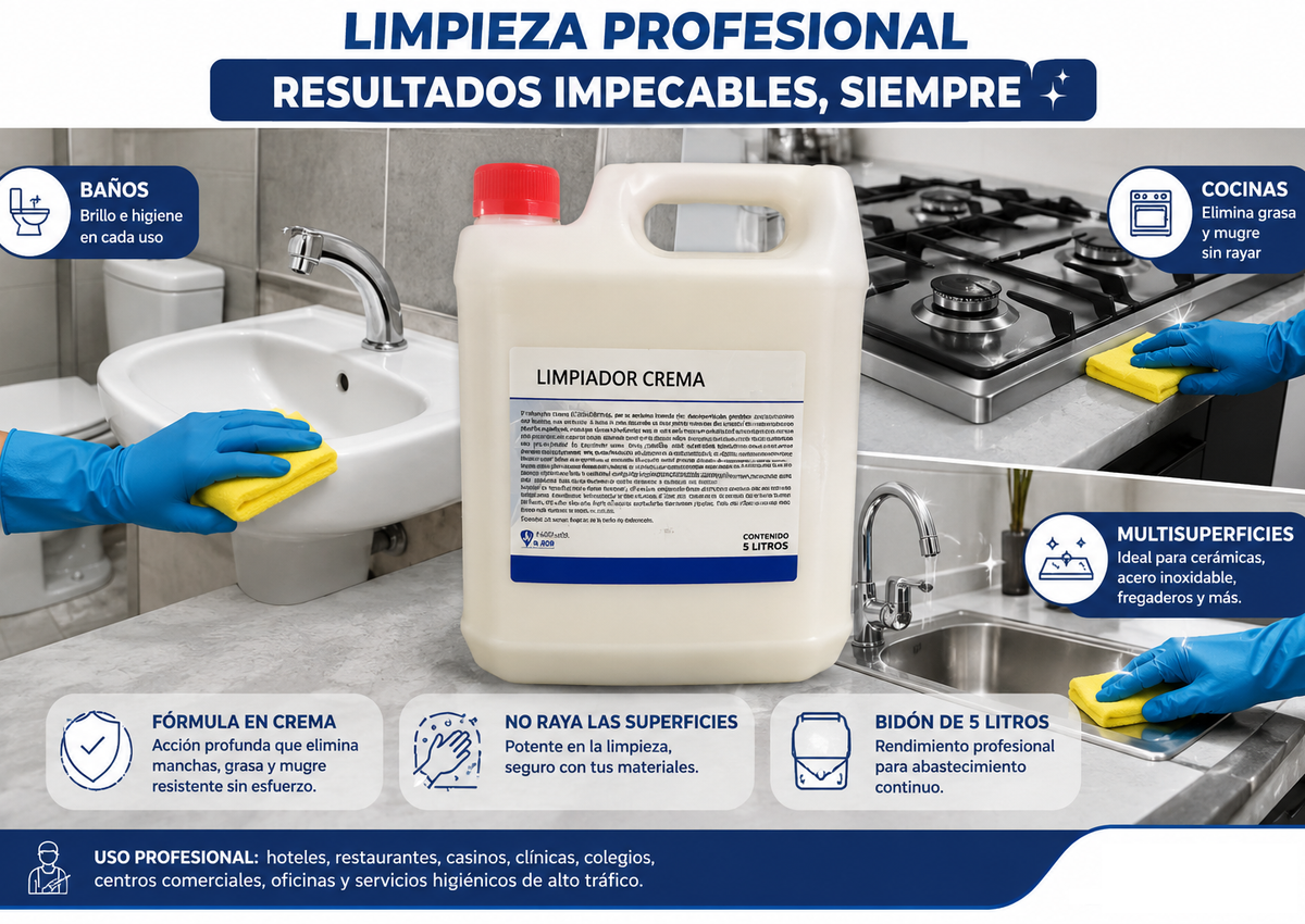 Limpiador Crema Mr. Rob Bidón 5 Litros
