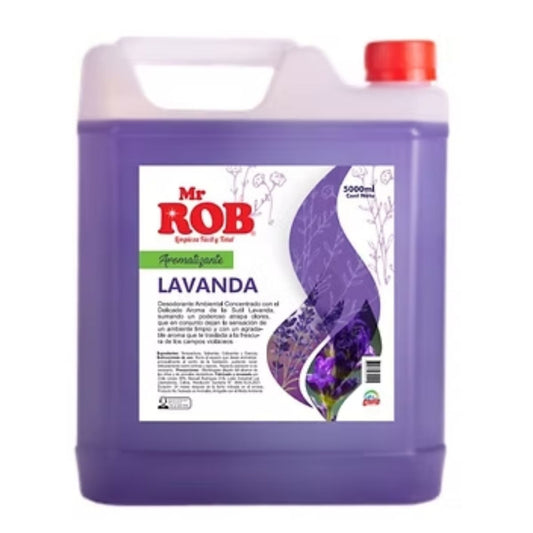 Desodorante aromatizante concentrado lavanda bidón 5 litros mr rob 1100001