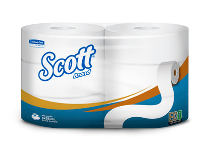 Papel higiénico jumbo Scott 6 Rollos x 550 Metros - 30227915