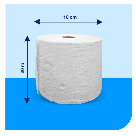 Papel higiénico rollo premium doble hoja 48 rollos X 20 MT Tork HI70009