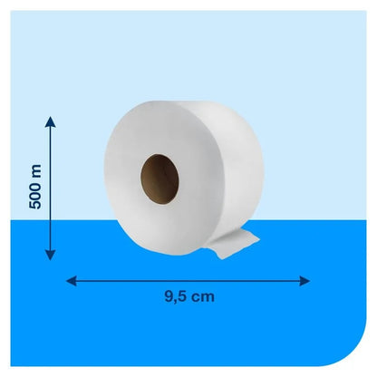 Papel higiénico universal Tork Hoja Simple 4X500 MT HI70015