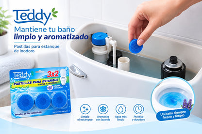 Pastilla WC Azul Pack 3 Unidades - PROCLEAN