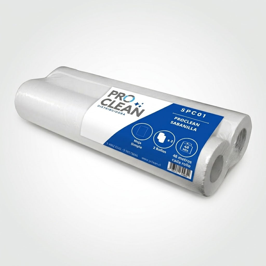 Sabanilla Proclean Prepicada 2 Rollos X 48 Metros - SPC01