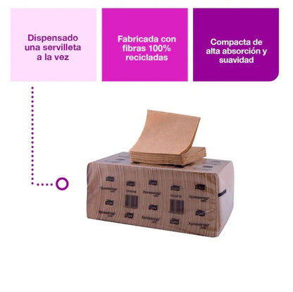 Servilleta xpressnap cafe Hoja Simple 12 Packs X 500 UND Tork SE70047