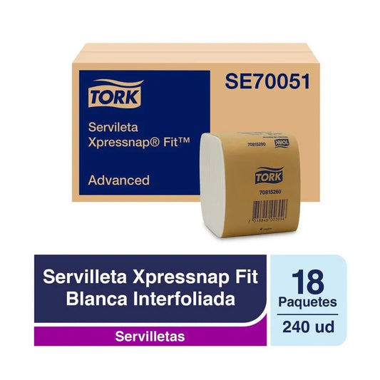 Servilleta Xpressnap fit  18 Packs X 240 Tork SE70051