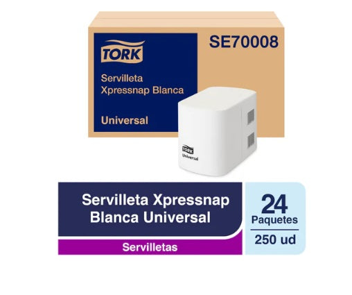 Servilleta interfoliada Hoja Simple 24X250 Hojas Tork SE70008