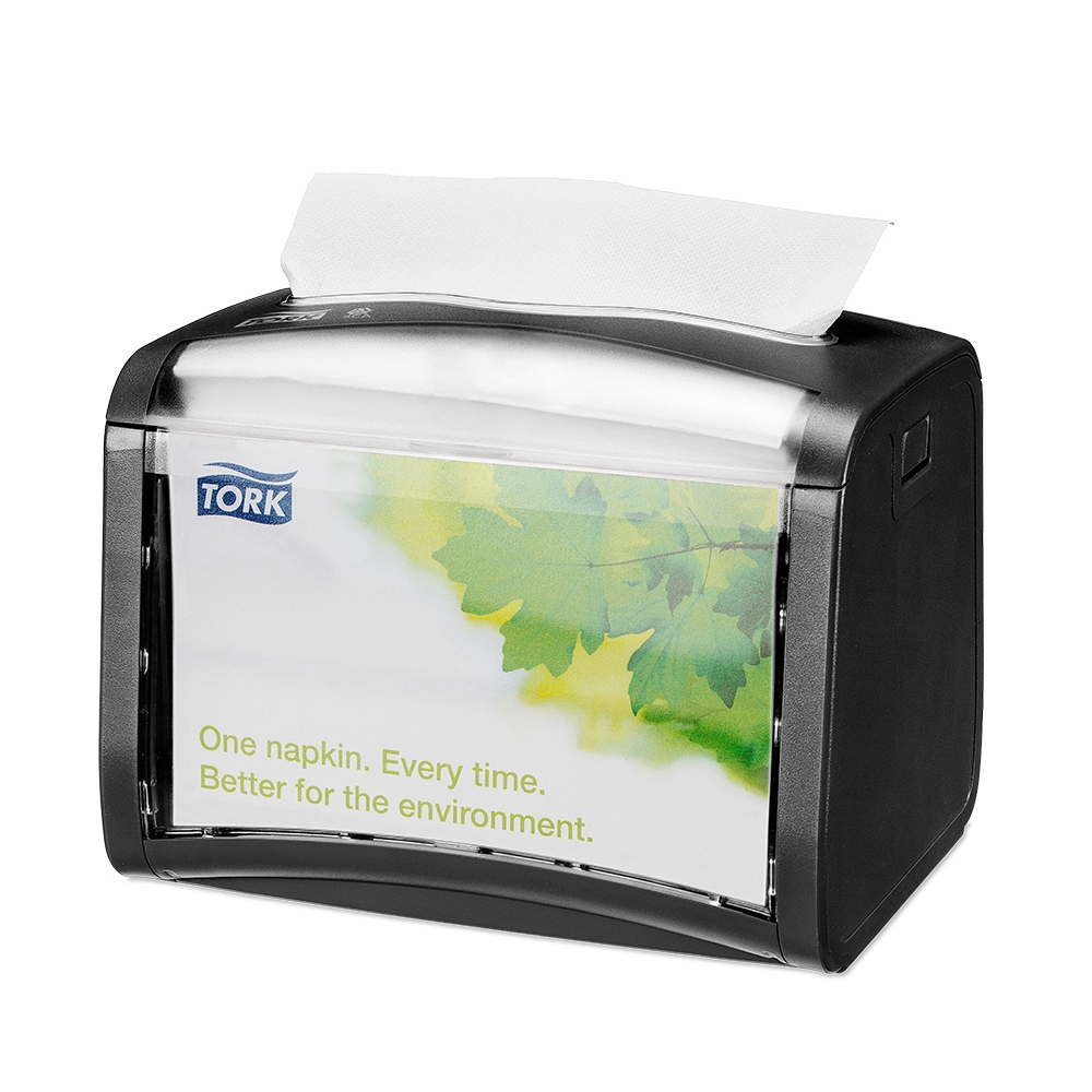Servilletero Xpressnap® signature table top Negro tork DI70086