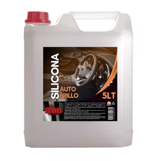 SILICONA PARA VEHÍCULOS BIDON 5 LITROS MR ROB 1300002