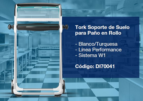 Soporte de suelo para paño en rollo tork DI70041