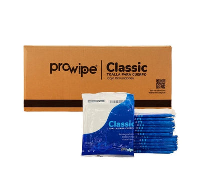 Toalla de baño desechable wype Caja x 150 Und Proclean T0090